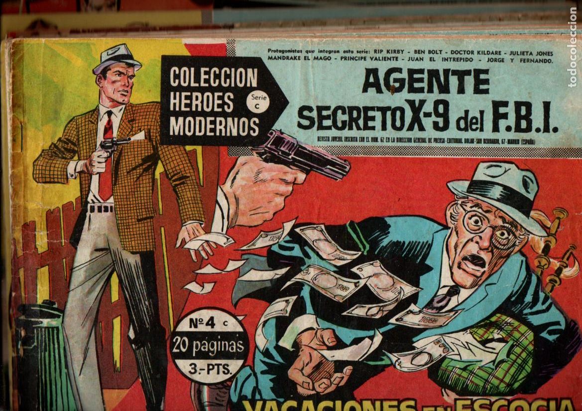 Tebeos: COLECCION HEROES MODERNOS. SERIE C. LOTE DE 40 EJEMPLARES. EDITORIAL DOLAR. VER DESCRIPCION.....