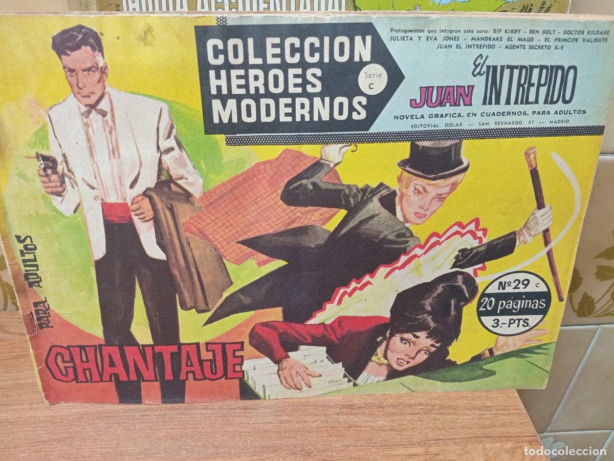 Tebeos: JUAN EL INTREPIDO - HEROES MODERNOS - SERIE C - N&ordm; 29 - DOLAR - ORIGINAL