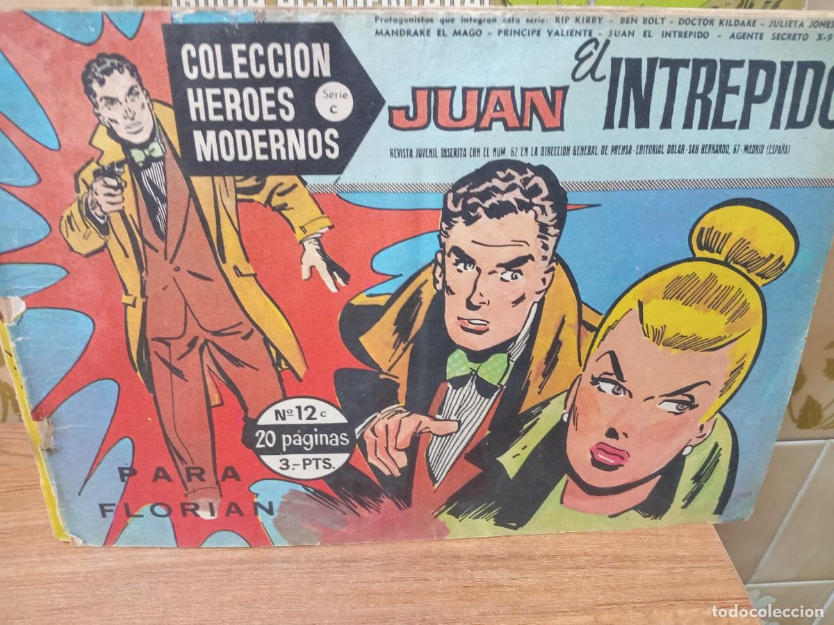 Tebeos: JUAN EL INTREPIDO - HEROES MODERNOS - SERIE C - N&ordm; 12 - DOLAR - ORIGINAL
