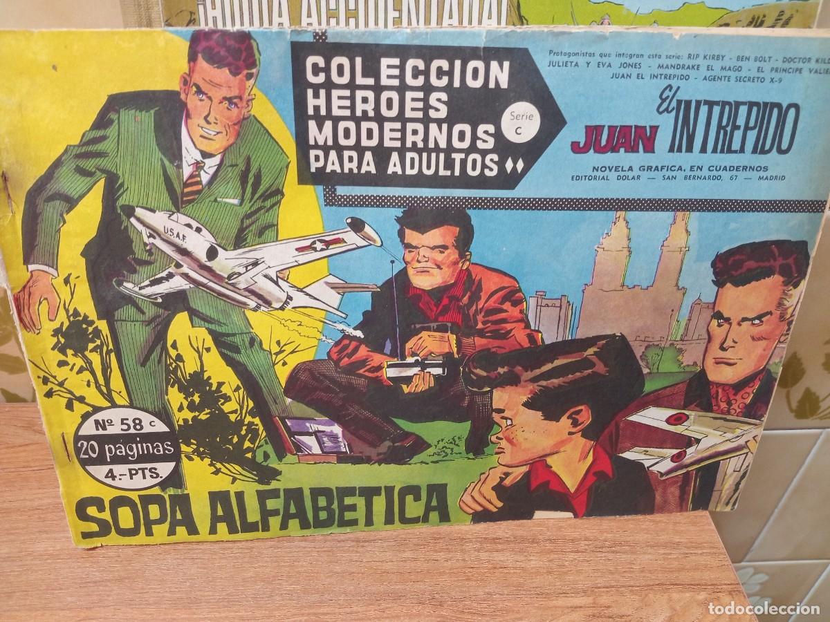 Tebeos: JUAN EL INTREPIDO - HEROES MODERNOS - SERIE C - N&ordm; 58 - DOLAR - ORIGINAL