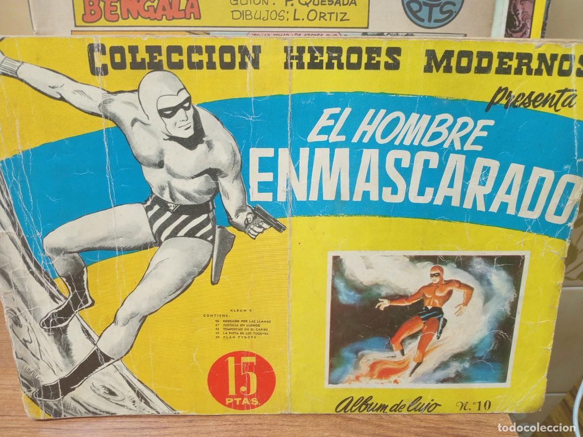 Tebeos: HEROES MODERNOS - EL HOMBRE ENMASCARADO - ALBUM DE LUJO - N&ordm; 10 - DOLAR