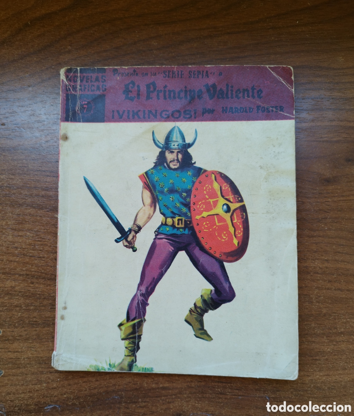 Tebeos: El PRINCIPE VALIENTE N&deg; 7 VIKINGOS HAROLD FOSTER
