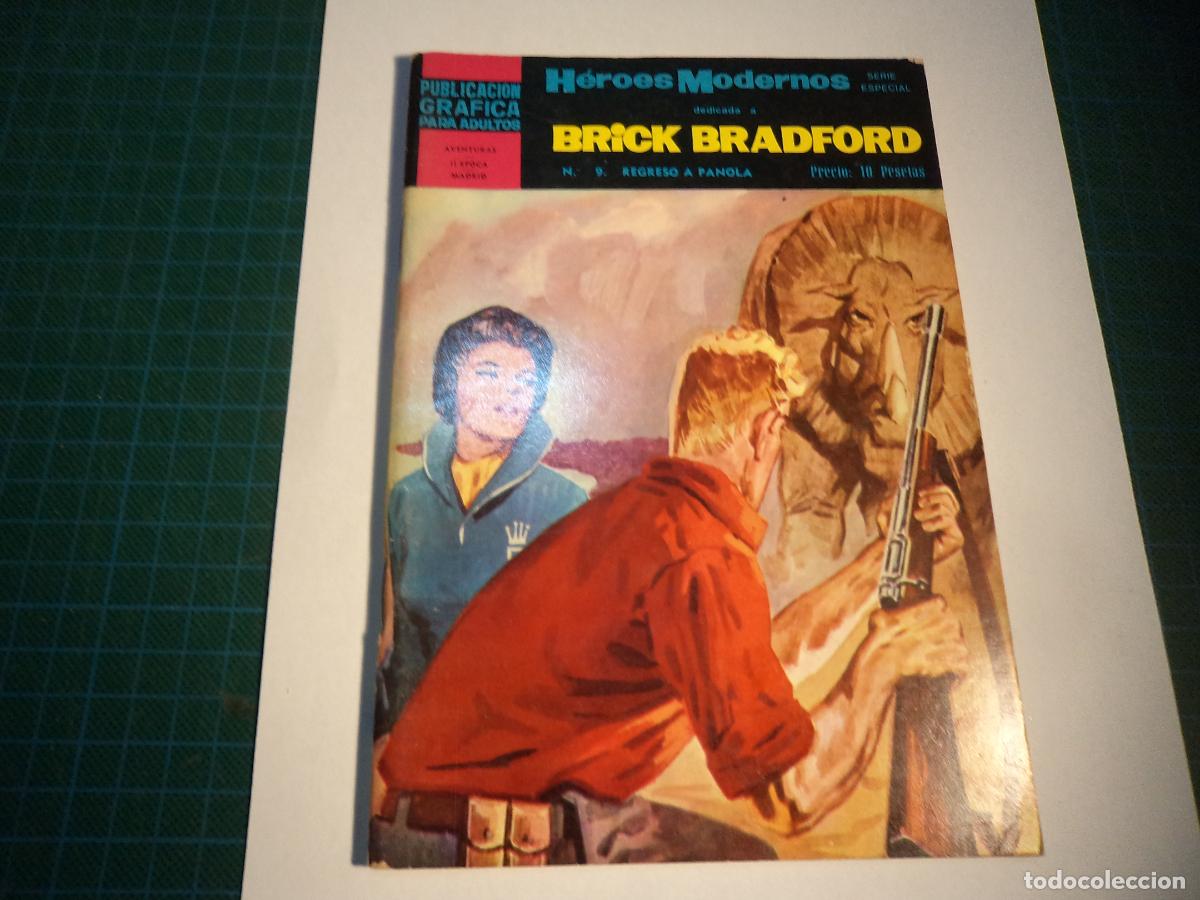 Tebeos: Heroes modernos. Brick Bradford. N&deg;9. Segunda epoca. Dolar.