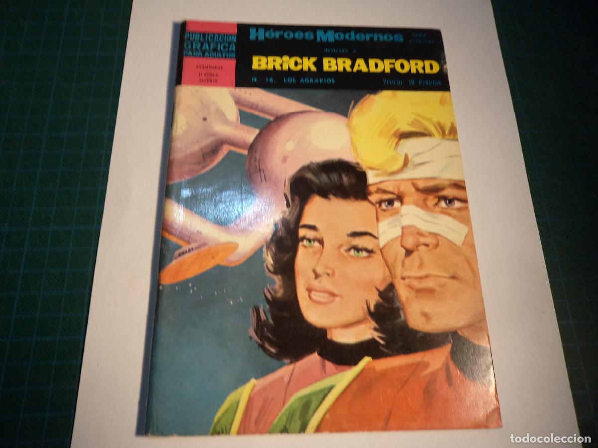 Tebeos: Heroes modernos. Brick Bradford. N&deg; 16. Segunda epoca. Dolar.