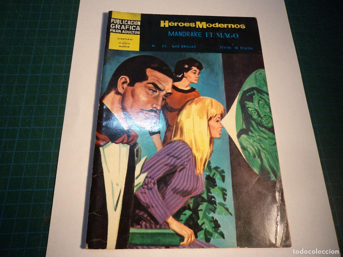 Tebeos: Heroes modernos. Mandrake. N&deg; 37. Segunda epoca. Dolar.