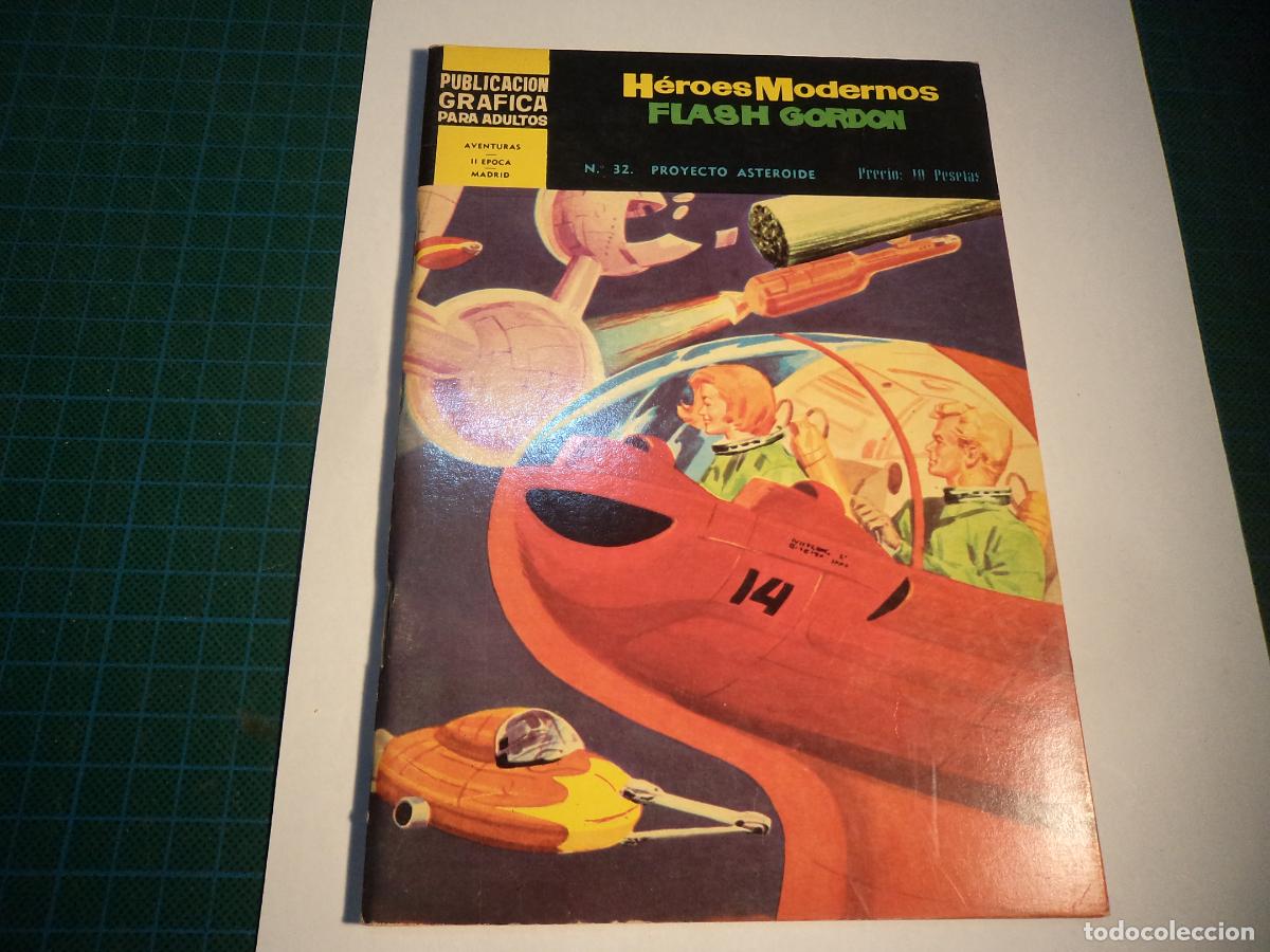 Tebeos: Heroes modernos. Flash Gordon. N&deg; 32. Segunda epoca. Dolar.