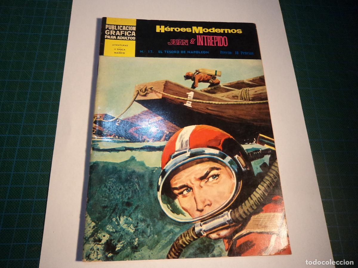 Tebeos: Heroes modernos. Juan el Intrepido. N&deg; 17. Segunda epoca. Dolar.