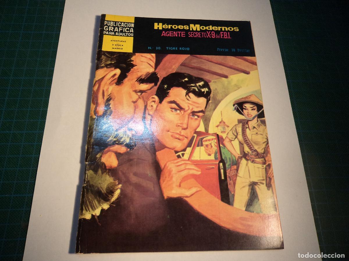 Tebeos: Heroes modernos. Agente secreto X-9. N&deg; 30. Segunda epoca. Dolar.