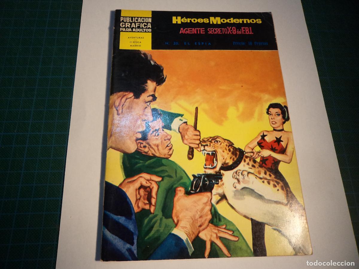 Tebeos: Heroes modernos. Agente secreto X-9. N&deg; 20. Segunda epoca. Dolar.