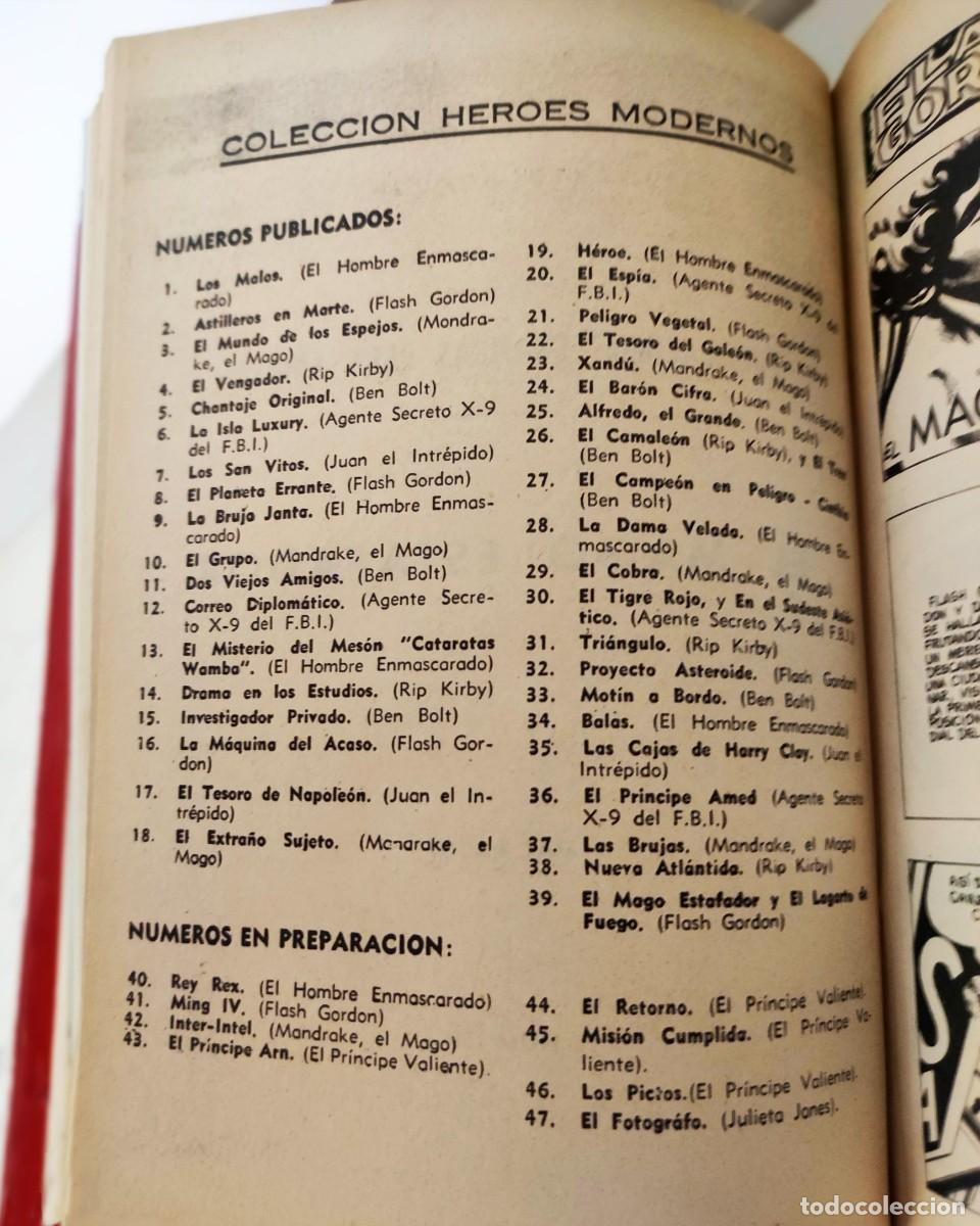 Tebeos: H&Eacute;ROES MODERNOS (D&oacute;lar) II &Eacute;poca, tomo, 8 n&uacute;meros - Foto 17