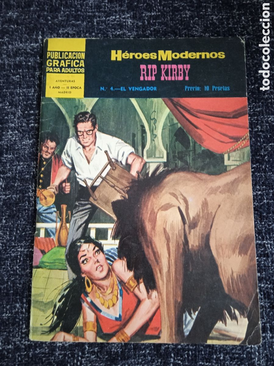 Comics: HEROES MODERNOS II EPOCA N&ordm; 4 , RIP KIRBY - edita : DOLAR A&Ntilde;OS 60