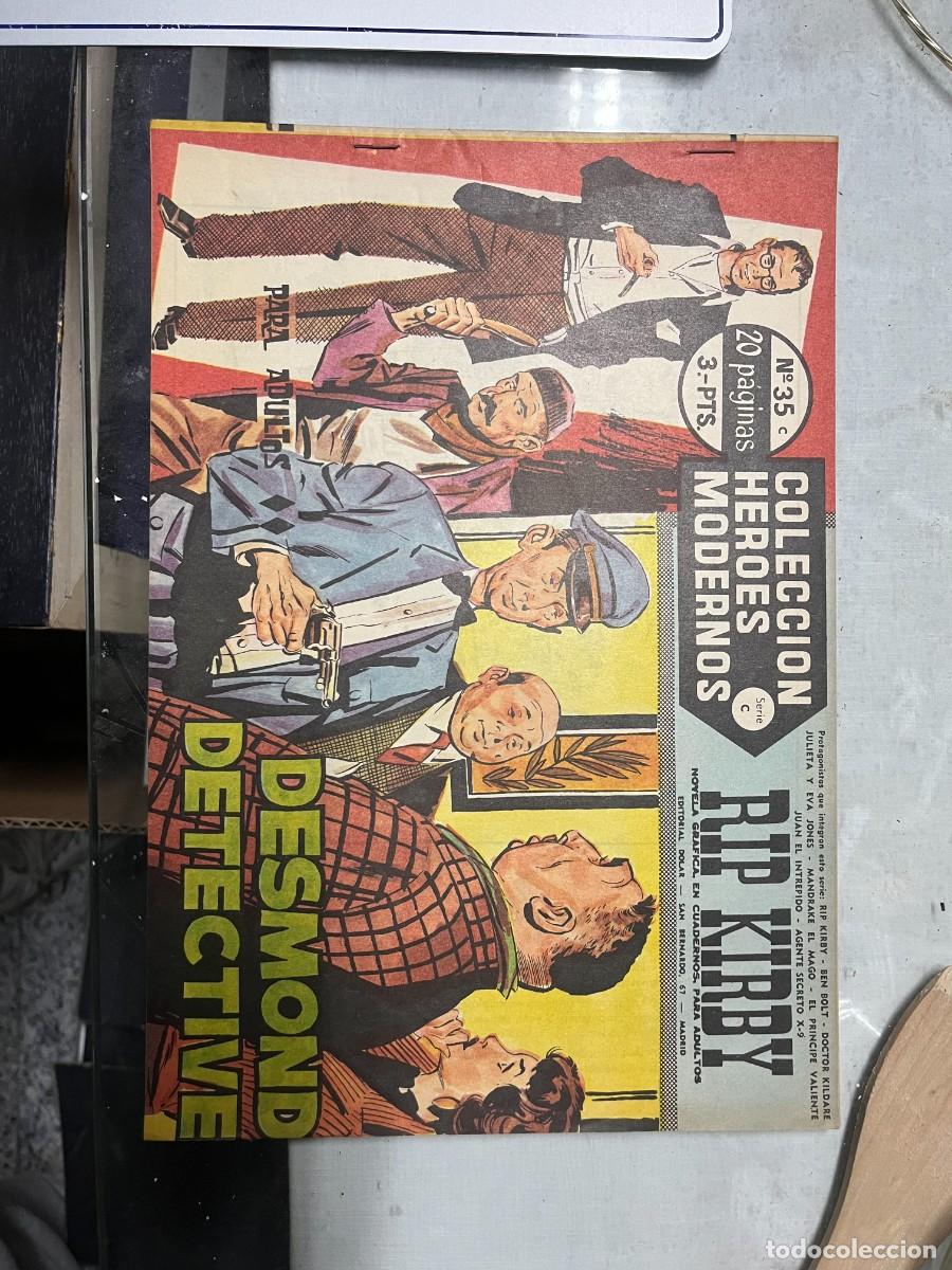 Tebeos: Colecci&oacute;n H&eacute;roes Modernos n&ordm;35 Desmond Detective Editorial D&oacute;lar 1958
