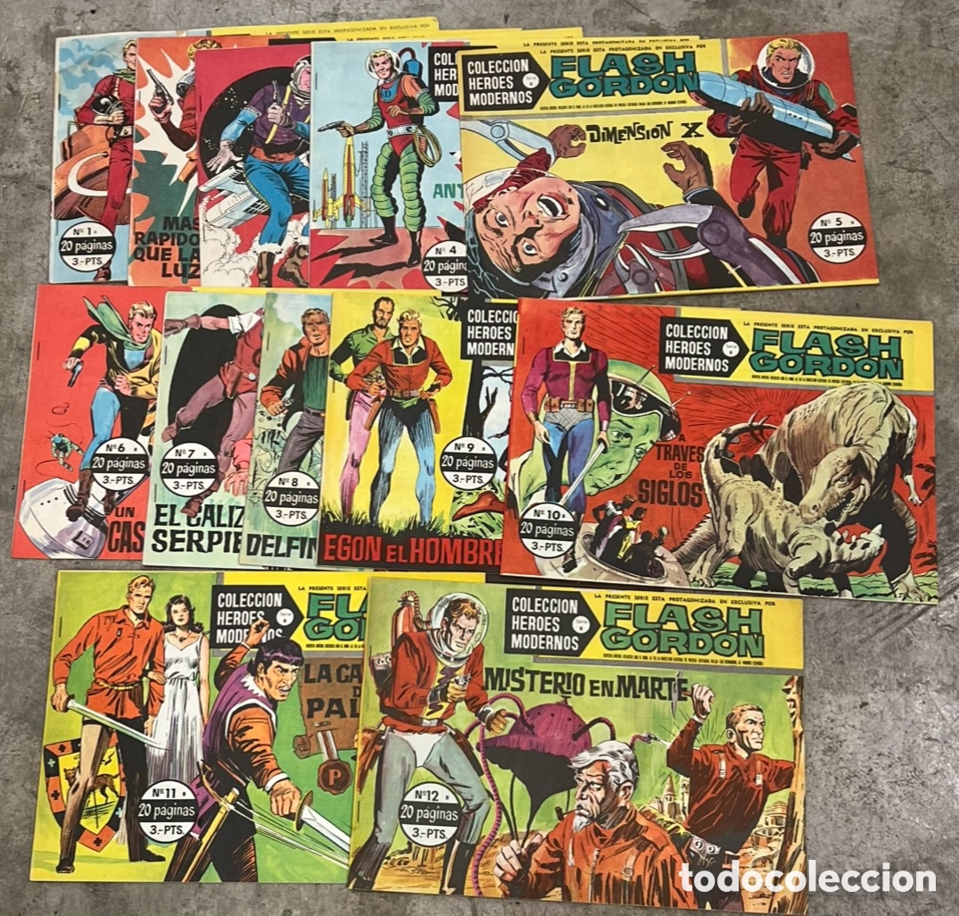 Tebeos: C&oacute;mic. Colecci&oacute;n FLASH GORDON. Serie B. 1-32. Editorial D&oacute;lar. 1958.