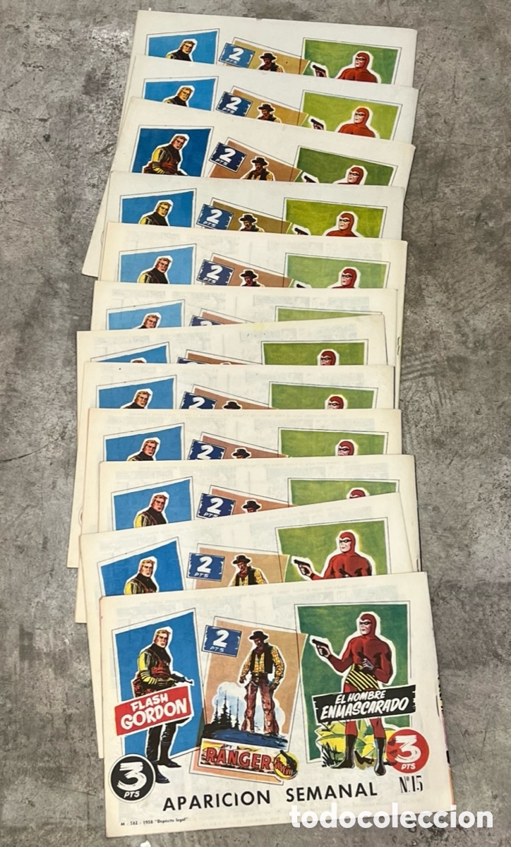 Tebeos: C&oacute;mic. Colecci&oacute;n FLASH GORDON. N&uacute;meros 1-70. Editorial D&oacute;lar. 1958. - Foto 3