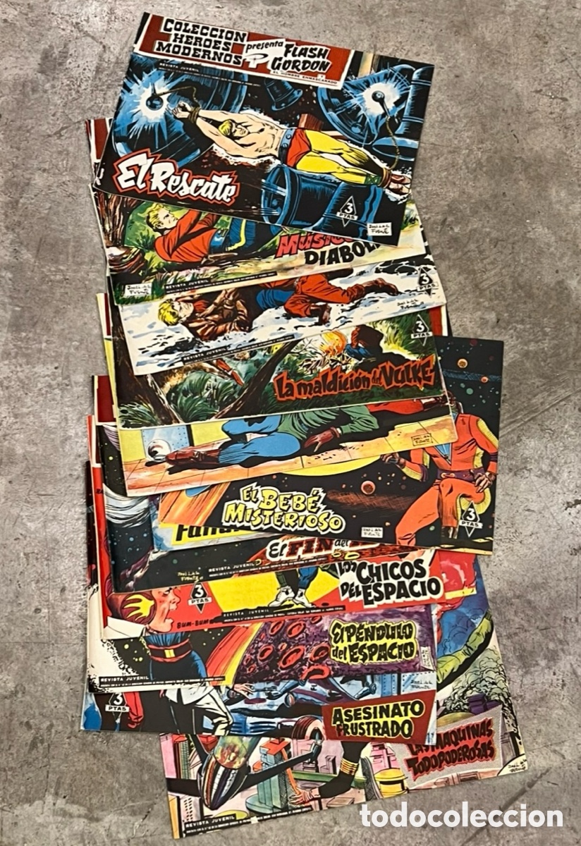 Tebeos: C&oacute;mic. Colecci&oacute;n FLASH GORDON. N&uacute;meros 1-70. Editorial D&oacute;lar. 1958. - Foto 4