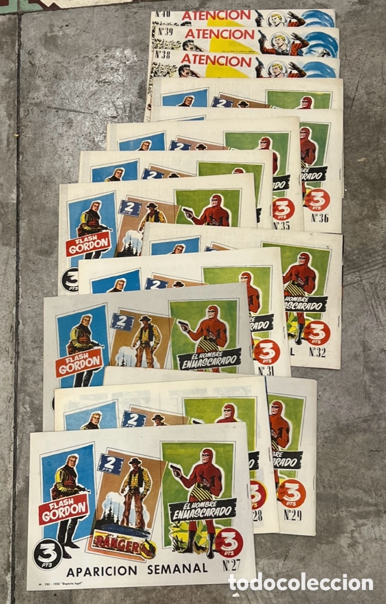 Tebeos: C&oacute;mic. Colecci&oacute;n FLASH GORDON. N&uacute;meros 1-70. Editorial D&oacute;lar. 1958. - Foto 5