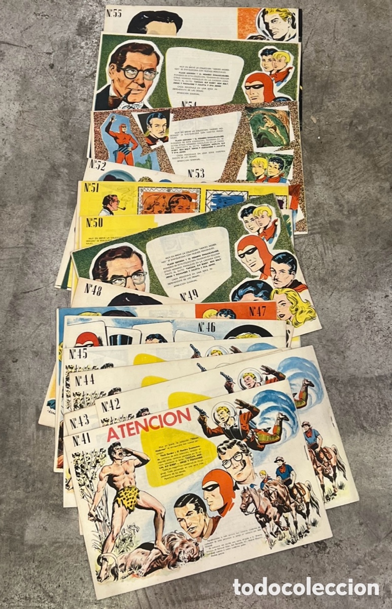 Tebeos: C&oacute;mic. Colecci&oacute;n FLASH GORDON. N&uacute;meros 1-70. Editorial D&oacute;lar. 1958. - Foto 7