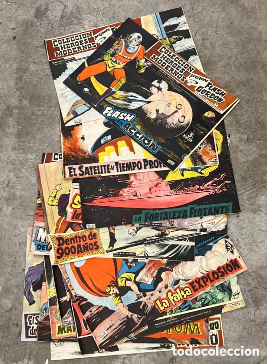Tebeos: C&oacute;mic. Colecci&oacute;n FLASH GORDON. N&uacute;meros 1-70. Editorial D&oacute;lar. 1958. - Foto 8