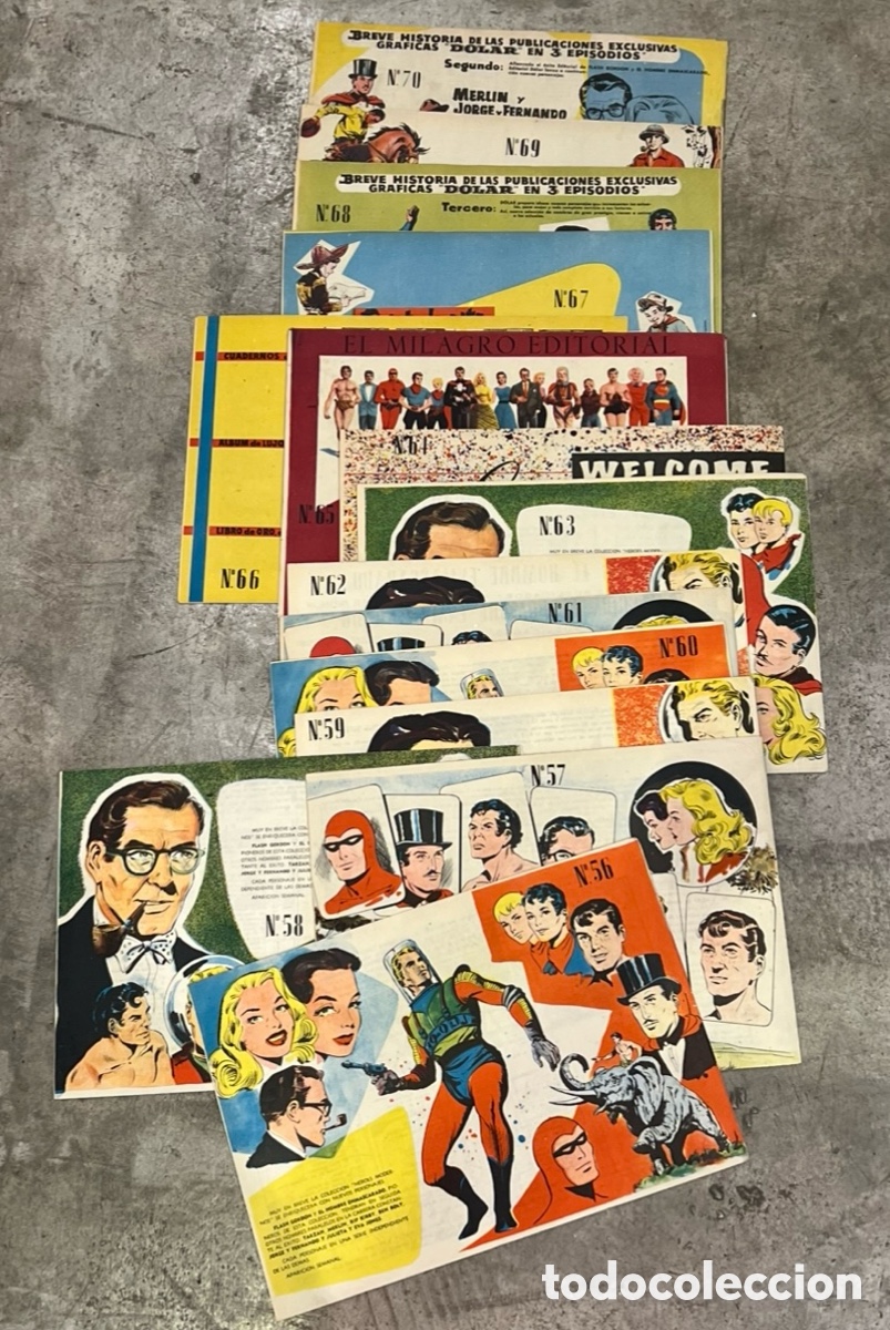 Tebeos: C&oacute;mic. Colecci&oacute;n FLASH GORDON. N&uacute;meros 1-70. Editorial D&oacute;lar. 1958. - Foto 9