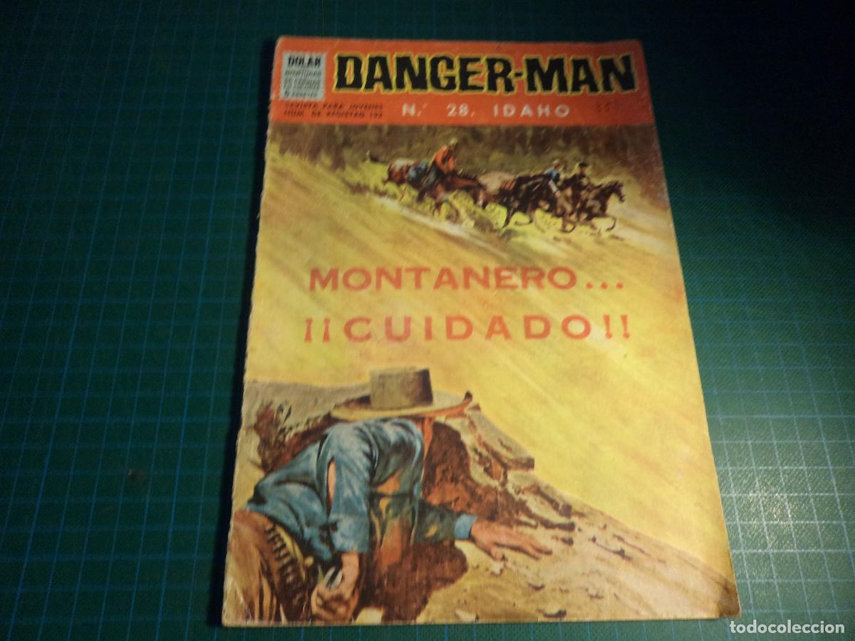 Tebeos: Danger-Man. N&ordm; 28. Dolar. Tiene el lomo rozado. - Foto 1