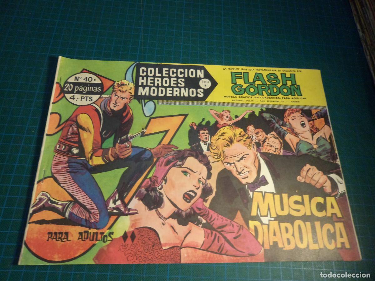 Tebeos: Heroes modernos serie B. Flash Gordon. N&ordm; 40. Dolar