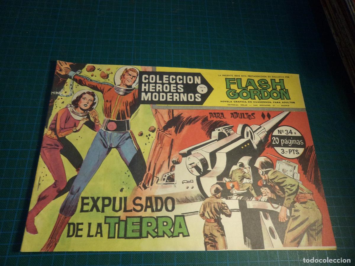 Tebeos: Heroes modernos serie B. Flash Gordon. N&ordm; 34. Dolar