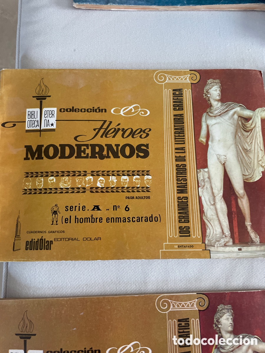 Tebeos: Colecci&oacute;n H&Eacute;ROES MODERNOS SERIE A, n&deg; 6, 9, 11 y 15