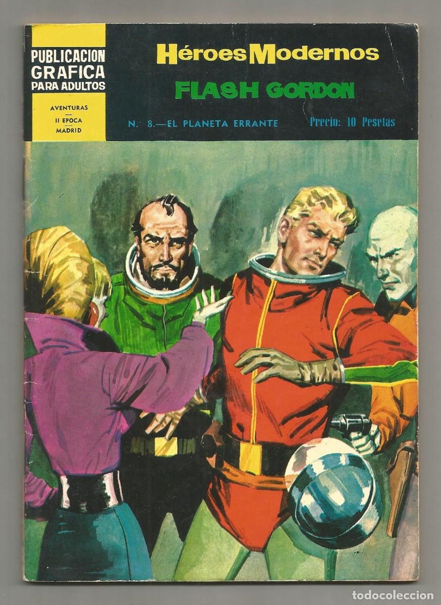 Livros de Banda Desenhada: HEROES MODERNOS serie amarilla II n&ordm; 8 -FLASH GORDON- DOLAR 1966, buen estado