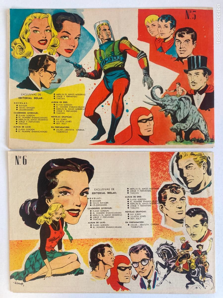 Tebeos: JORGE Y FERNANDO - HEROES MODERNOS, COMPLETA, 16 NUMEROS, DOL&Aacute;R - Foto 7