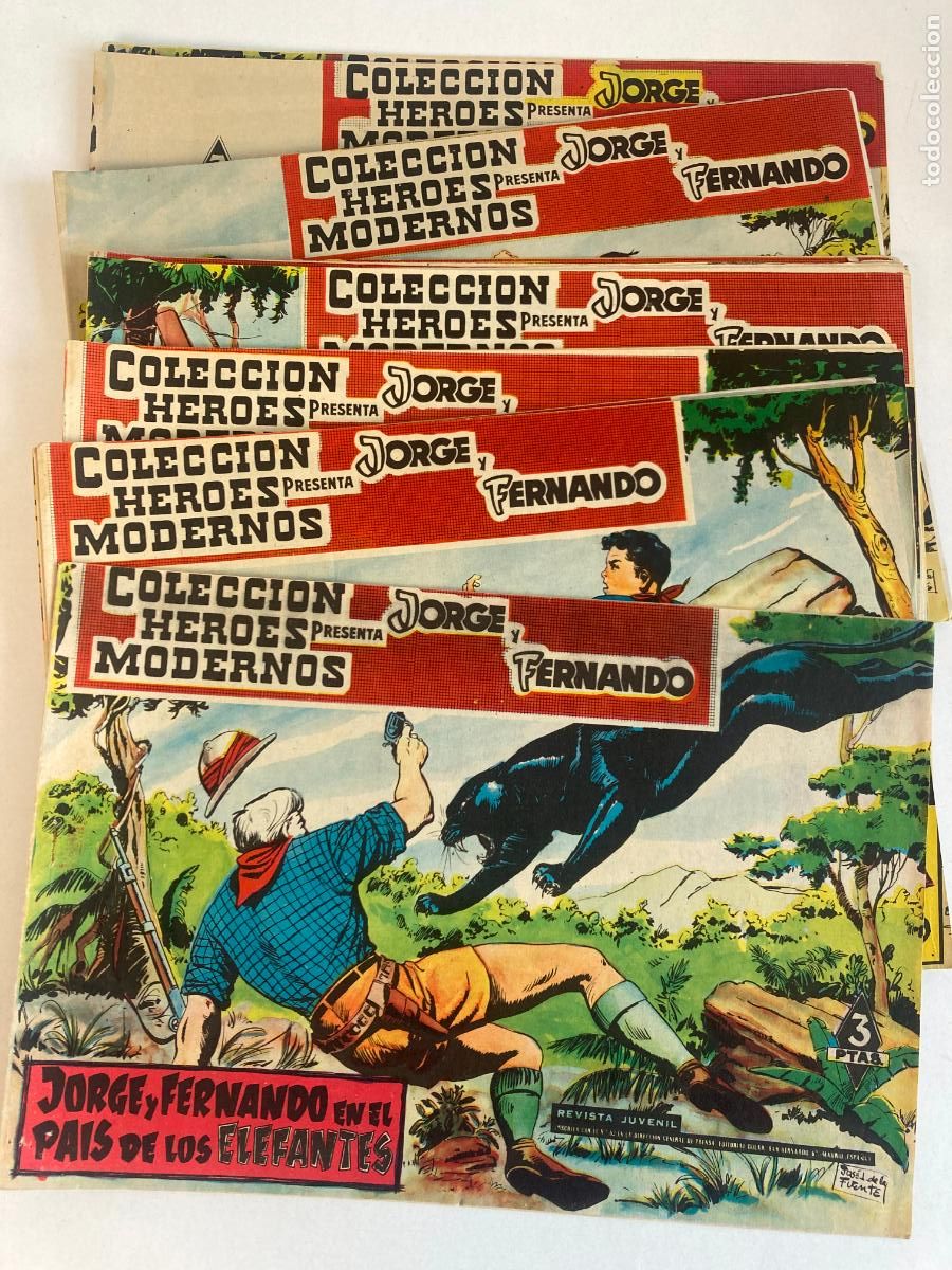 Comics: JORGE Y FERNANDO - HEROES MODERNOS, COMPLETA, 16 NUMEROS, DOL&Aacute;R