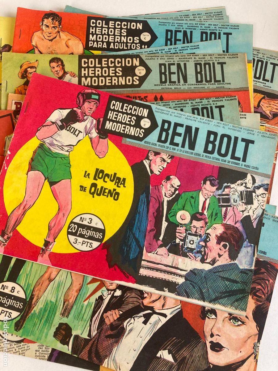 Tebeos: BEN BOLT - COLECCION HEROES MODERNOS - LOTE DE 13 NUMEROS DISTINTOS