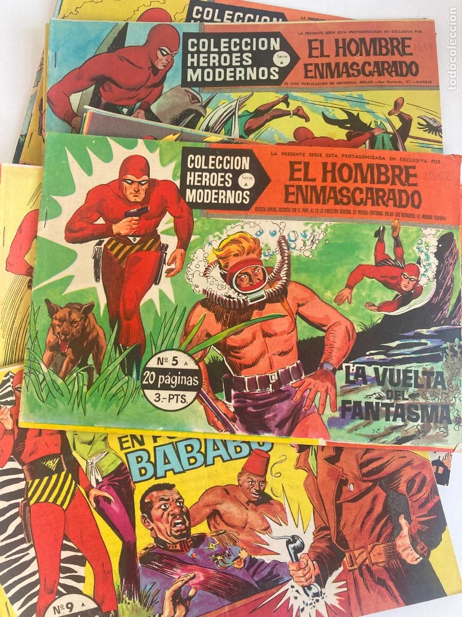 Tebeos: EL HOMBRE ENMASCARADO - COLECCION HEROES MODERNOS - LOTE DE 18 NUMEROS DISTINTOS