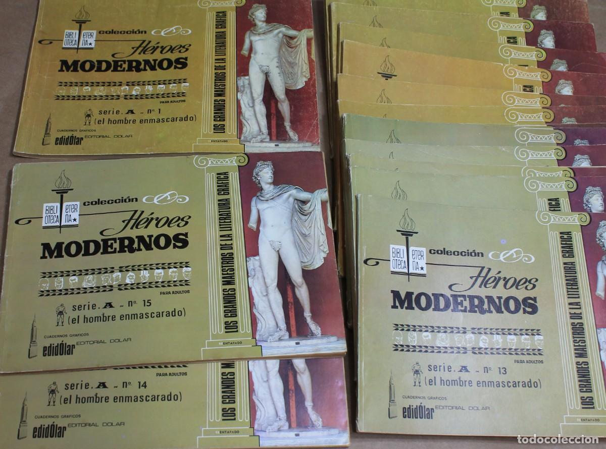 Tebeos: DOLAR H&eacute;roes Modernos Biblioteca eterna serie A - COMPLETA 75 en 15 retap. - EL HOMBRE ENMASCARADO
