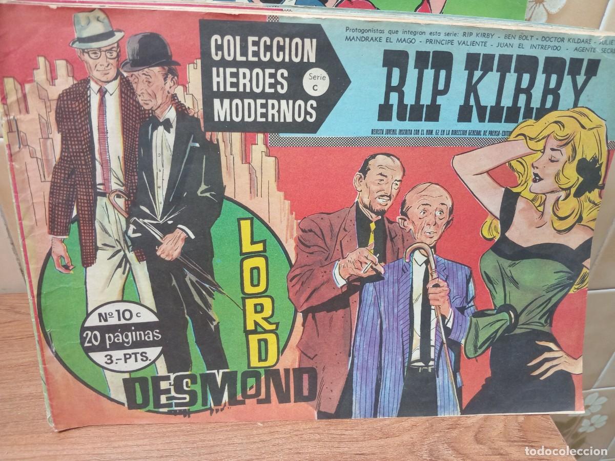 Tebeos: COLECCION HEROES MODERNOS - SERIE C - N&ordm; 10 - RIP KIRBY - DOLAR