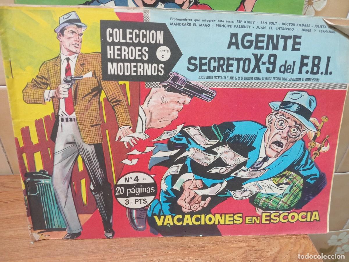 Giornalini: COLECCION HEROES MODERNOS - SERIE C - N&ordm; 4 - AGENTE SECRETO X9 - DOLAR