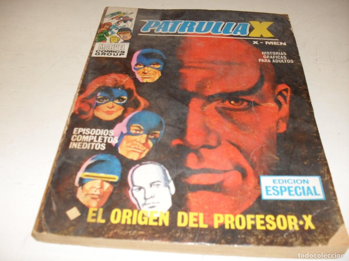 Tebeos: PATRULLA X VOL 1 N&ordm;6,DE 32,30 PTAS EN CONTRAPORTADA,EL ORIGEN DEL PROFESOR X,VERTICE,1969