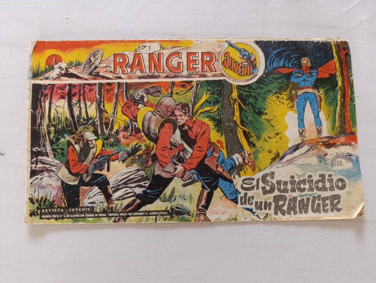 Tebeos: RANGER JUVENIL N&ordm; 9 - EL SUICIDIO DE UN RANGER - ORIGINAL - DOLAR (HV)