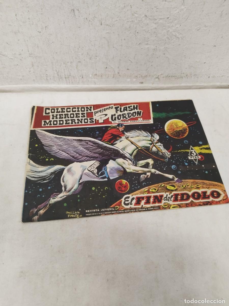 Tebeos: Comic Colecci&oacute;n H&eacute;roes Modernos, Flash Gordon y El Hombre Enmascarado. El fin del &iacute;dolo.