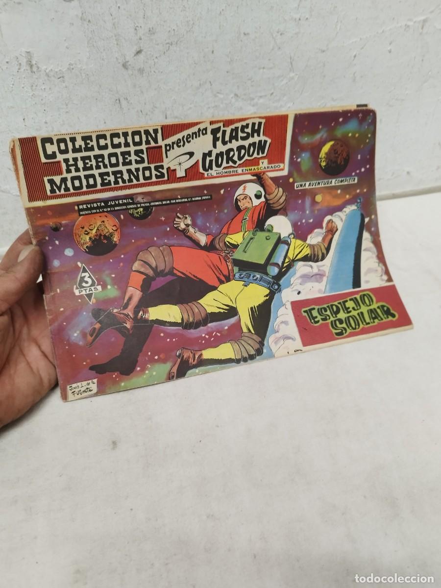 Tebeos: Comic Colecci&oacute;n H&eacute;roes Modernos, Flash Gordon y El Hombre Enmascarado. Espejo solar.
