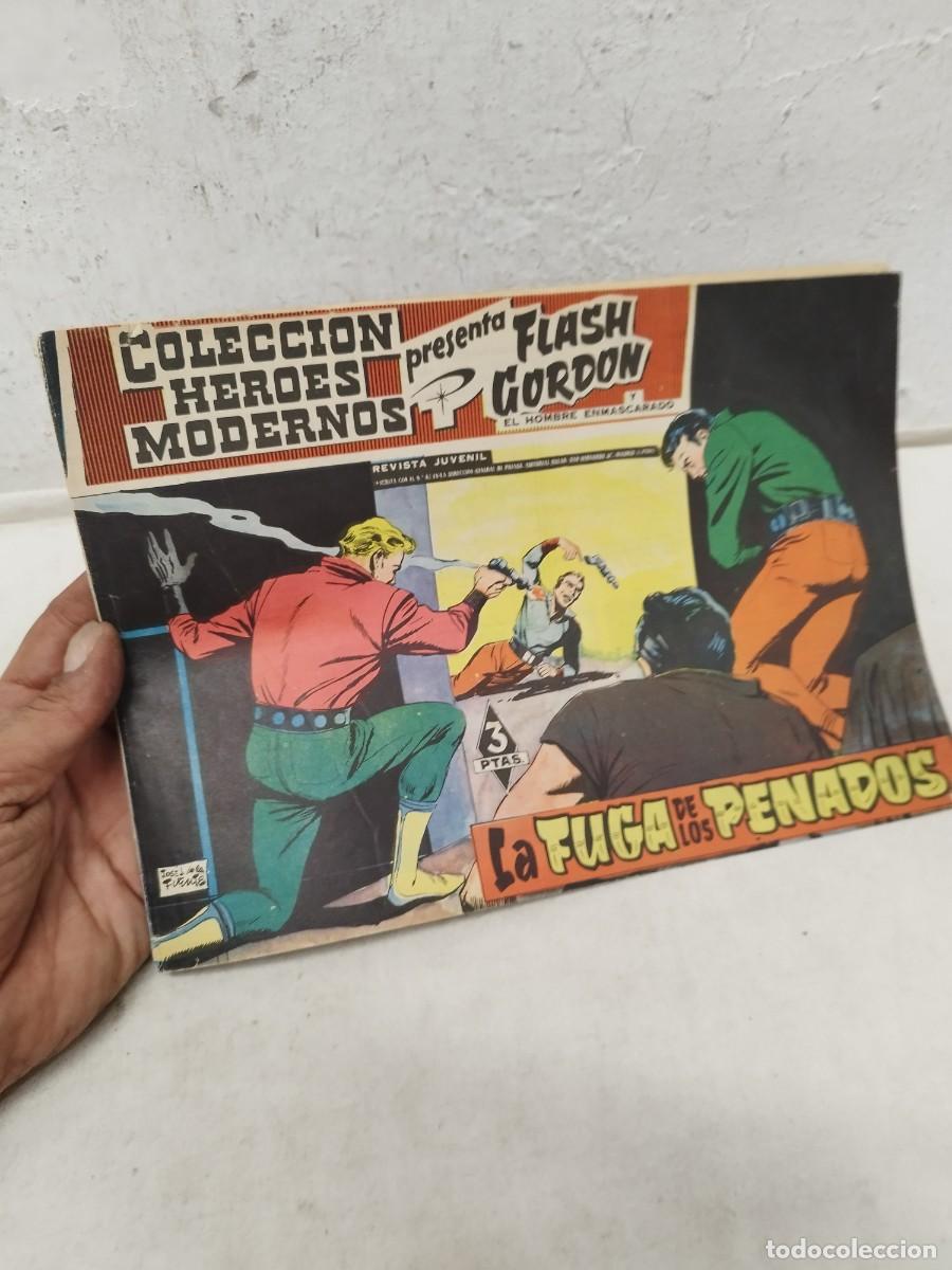 Tebeos: Comic Colecci&oacute;n H&eacute;roes Modernos, Flash Gordon y El Hombre Enmascarado. La fuga de los penados.