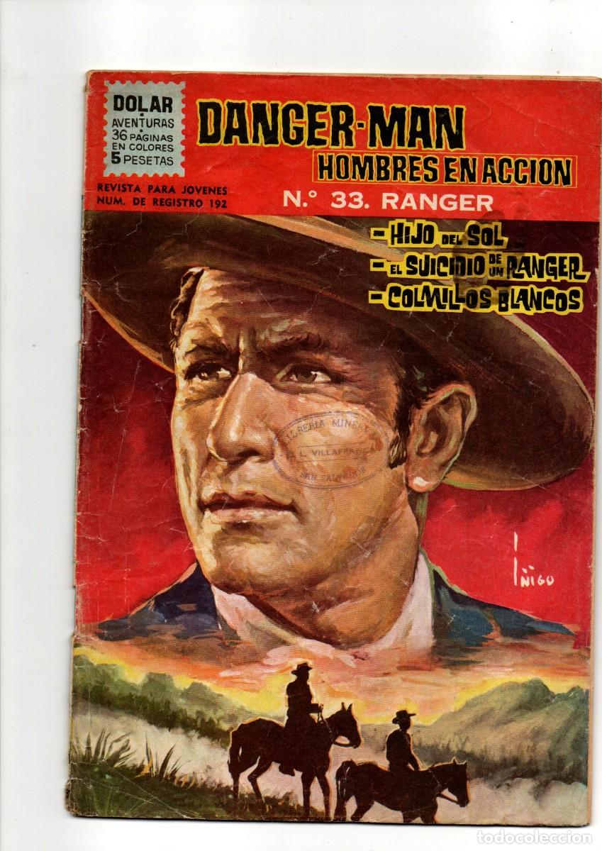 Tebeos: DANGER-MAN N&ordm; 33. este tebeo es la joya de la corona nunca hab&iacute;a sido visto el m&aacute;s dif&iacute;cil de D&oacute;lar