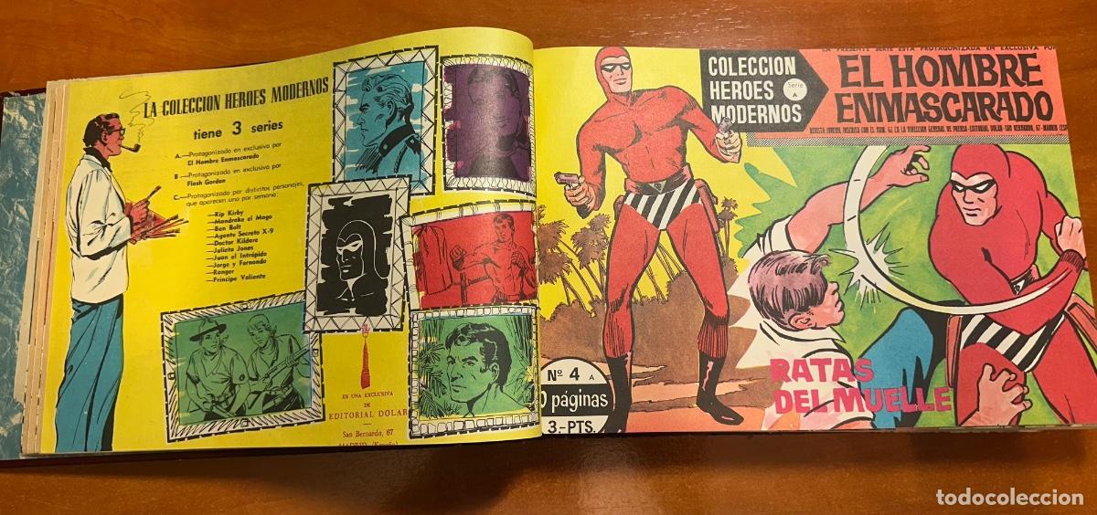 Tebeos: COLECCION HEROES MODERNOS EL HOMBRE ENMASCARADO SERIE A COMPLETA A FALTA DE 3 NUMS. (32,57 Y 74)