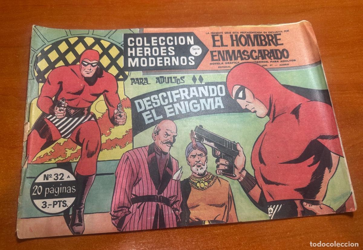 Tebeos: EL HOMBRE ENMASCARADO HEROES MODERNOS SERIE A NUM. 32 0RIGINAL EDIT. DOLAR