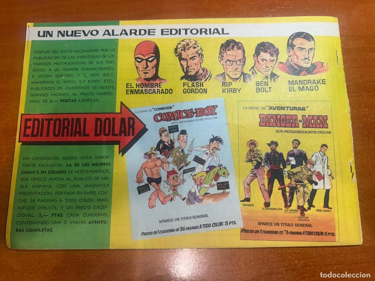Tebeos: FLASH GORDON HEROES MODERNOS SERIE B NUM. 9 ORIGINAL EDIT. DOLAR - Foto 2