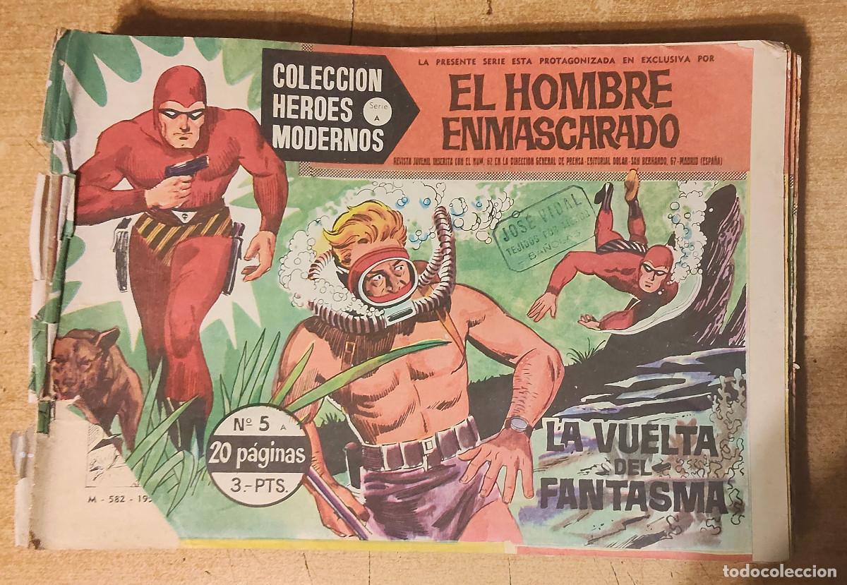 Livros de Banda Desenhada: Hombre enmascarado coleccion heroes modernos serie A n&uacute;mero 5 edita dolar