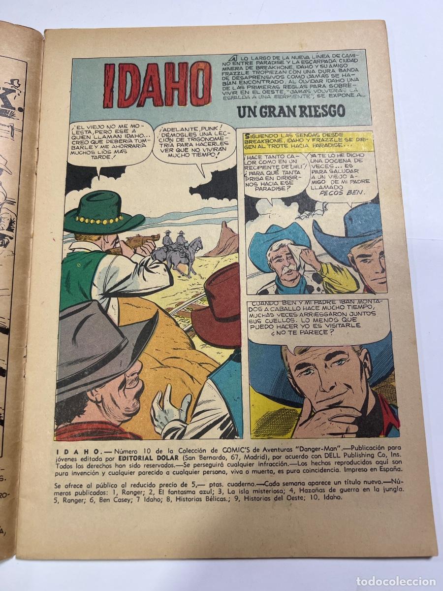 Tebeos: DANGER-MAN. N&deg; 10. HAZA&Ntilde;AS DEL OESTE. EDITORIAL D&Oacute;LAR. - Foto 2