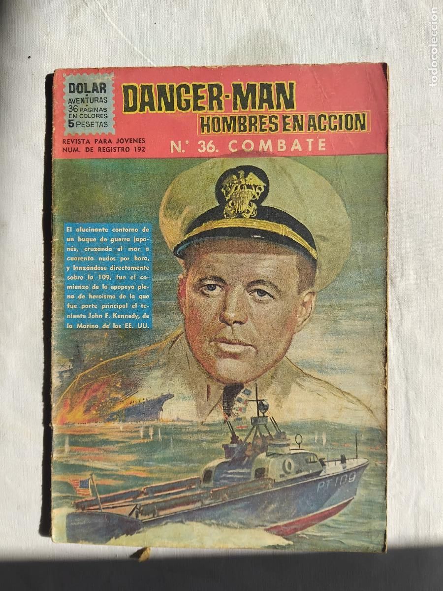 Tebeos: DANGER MAN HOMBRES EN ACCION N&ordm; 36 COMBATE. DOLAR. - Foto 1