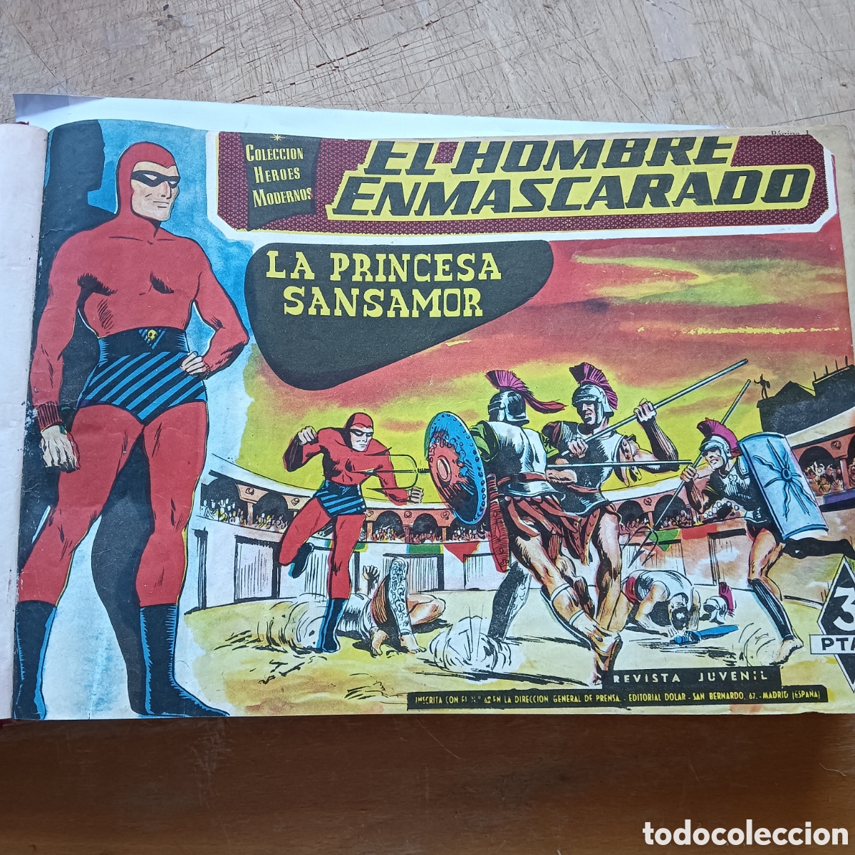 Tebeos: EL HOMBRE ENMASCARADO TOMO CON 40 NUM 1-40 CORRELATIVOS 1958 EDI.DOLAR