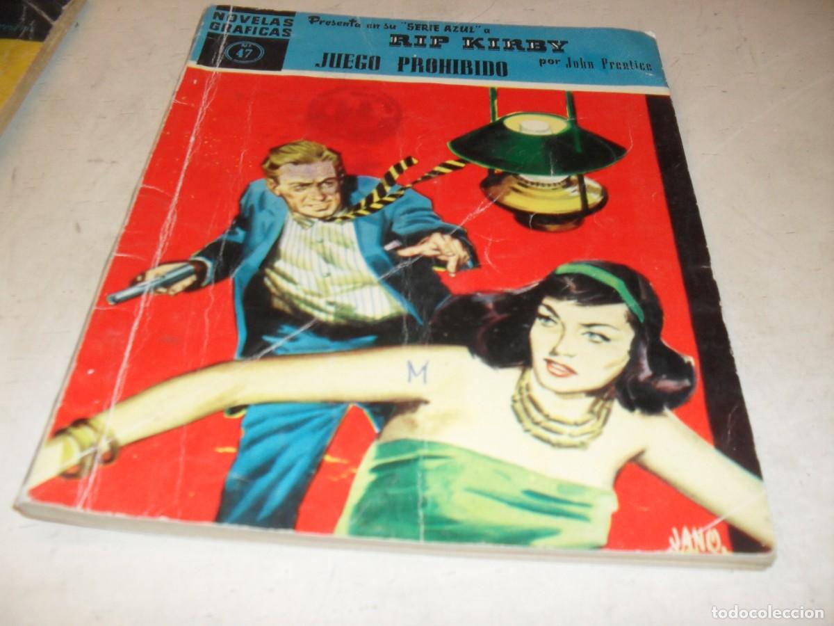 Tebeos: RIP KIRBY N&ordm; 47,ULTIMOS N&ordm;,JUEGOS PROHIBIDOS,DE 48.DOLAR,1959