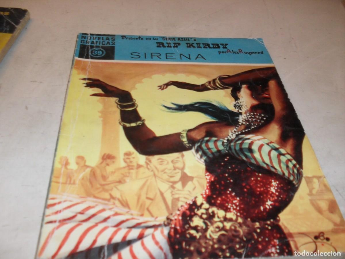 Tebeos: RIP KIRBY N&ordm; 39,CON PROVOCATIVA PORTADA(PARA LA EPOCA),DE ALEX RAYMOND,DE 48.DOLAR,1959